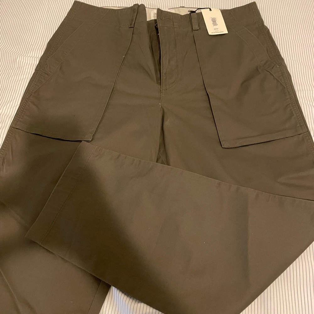 Banana Republic Green Cargo Pants Modern Cut 35x32